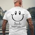 スマイルジーザスラブユー メンズTシャツ バックプリント 高齢者への贈り物
