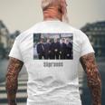 ソプラノス クラシック 墓地 情景 アートワーク グラフィック Papl2590 メンズTシャツ バックプリント 高齢者への贈り物