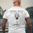 ダイアナ・ロス-エレガンス メンズTシャツ バックプリント 高齢者への贈り物