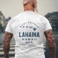 ハワイ ラハイナ マウイ ヴィンテージ ハワイ諸島 サーフ メンズTシャツ バックプリント 高齢者への贈り物