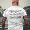 バッハチェロ組曲メヌエットチェリスト 長袖tシャツ メンズTシャツ バックプリント 高齢者への贈り物