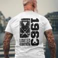 ビリヤード スヌーカーゲーマー ビンテージ 1963 誕生日 プール-ビリヤード 長袖tシャツ メンズTシャツ バックプリント 高齢者への贈り物