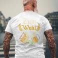 バックプリント ビンテージ ビールを飲む人やビール愛好家に乾杯 メンズTシャツ バックプリント 高齢者への贈り物