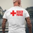ビーチパトロール ライフガード サーフ レスキュー 長袖tシャツ メンズTシャツ バックプリント 高齢者への贈り物