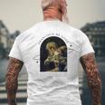フランシスコ デ ゴヤ デザイン ホラー ゴシック アート メンズTシャツ バックプリント 高齢者への贈り物