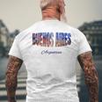 ブエノスアイレスアルゼンチン メンズTシャツ バックプリント 高齢者への贈り物