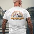 マチュピチュ ペルー インカトレイル お土産 ラマ アルパカ ヴィンテージ メンズTシャツ バックプリント 高齢者への贈り物