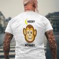モンキーtシャツ 「チーキーモンキー」 メンズTシャツ バックプリント 高齢者への贈り物