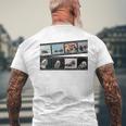 ラッコ フィルムストリップ 写真 フォト コラージュ メンズTシャツ バックプリント 高齢者への贈り物