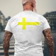 レトロ スウェーデン国旗 メンズ レディース キッズ ヴィンテージ ギフト メンズTシャツ バックプリント 高齢者への贈り物