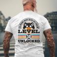レベル50 I Will Not Older I Level Up 50Th Birthday メンズTシャツ バックプリント 高齢者への贈り物