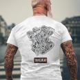 ヴィンテージ Hd オートバイtwin ショベルヘッド エンジン クラシック バイカー メンズTシャツ バックプリント 高齢者への贈り物