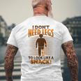 切断者ジョーク 脚切断者のための義足デザイン 長袖tシャツ メンズTシャツ バックプリント 高齢者への贈り物