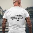 古希祝い 車好き 父 男性 おしゃれ クラシックカー 70歳 I'm Not Old I'm Classic メンズTシャツ バックプリント 高齢者への贈り物