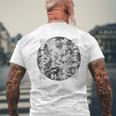 川中島合戦 頼山陽 漢詩 竜虎激突 上杉謙信 武田信玄 メンズTシャツ バックプリント 高齢者への贈り物
