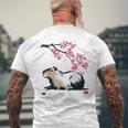 日本のカピバラ・桜美的カピバラ メンズTシャツ バックプリント 高齢者への贈り物