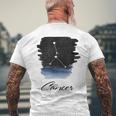 星座 星座 パターン かに座 ホロスコー メンズTシャツ バックプリント 高齢者への贈り物