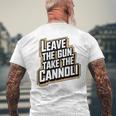 武器 を残してカンノーリを取れ メンズTシャツ バックプリント 高齢者への贈り物
