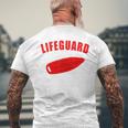 水泳 ライフガード レディース メンズ 水泳 楽しい メンズTシャツ バックプリント 高齢者への贈り物