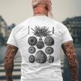 海洋学 海洋動物学 生物学者 航海ウニ メンズTシャツ バックプリント 高齢者への贈り物