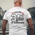 結婚3周年記念マッチング・ギフト メンズTシャツ バックプリント 高齢者への贈り物