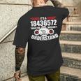 18436572のことだよ君にはわからないだろうけど面白い8 メンズTシャツ バックプリント 彼への贈り物