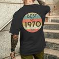 1970年生まれの1970年最高の誕生日プレゼント メンズTシャツ バックプリント 彼への贈り物