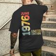 1976 限定版 1976年6月 レトロ 1976 ヴィンテージ 1976 メンズTシャツ バックプリント 彼への贈り物