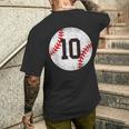 2013 10歳の誕生日 野球 10歳 男の子 キッズ メンズTシャツ バックプリント 彼への贈り物
