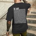 314 円周率の日 数学 非合理数 円周率 長袖tシャツ メンズTシャツ バックプリント 彼への贈り物