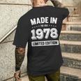 40歳の誕生日ギフトtシャツ Made In 1978 1978 シャツ メンズTシャツ バックプリント 彼への贈り物