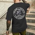 55 歳の誕生日男性オートバイ バイクに乗る人 1970 メンズTシャツ バックプリント 彼への贈り物