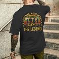 60 Years Old Birthday The Man Myth Legend 1961年6月 メンズTシャツ バックプリント 彼への贈り物