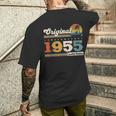 70 歳の誕生日 男性 オリジナル ヴィンテージ 1955 年 ギフト メンズTシャツ バックプリント 彼への贈り物