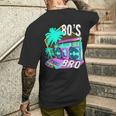 80年代ブロ レトロヴィンテージ I Love 80年代ディスコ 1980年代コスチューム パーティー メンズTシャツ バックプリント 彼への贈り物