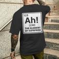 Ah The Element Ofurprise 周期表 メンズTシャツ バックプリント 彼への贈り物