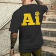 Ai 人工知能 Ai 長袖tシャツ メンズTシャツ バックプリント 彼への贈り物