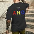 I Am Aho アニメ愛好家への面白い誕生日プレゼント。 メンズTシャツ バックプリント 彼への贈り物