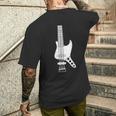 I Bass Guitar メンズTシャツ バックプリント 彼への贈り物