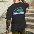 Bdsm ポニープレイスタリオンウェア 人間のペットプレイ フェティッシュ プライド メンズTシャツ バックプリント 彼への贈り物