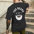 The Beard 白髭 サングラス スカル風 メンズ バーバー スタイル アイコン メンズTシャツ バックプリント 彼への贈り物