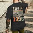 Best Of 1996 オールド・カセット 30歳の誕生日 レトロ メンズTシャツ バックプリント 彼への贈り物