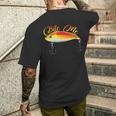 Bite Me 釣りルアー シャツ メンズTシャツ バックプリント 彼への贈り物
