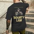 Bounty Law レトロ リック・ダルトン メンズTシャツ バックプリント 彼への贈り物