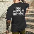Bulldog ボディービルダー ウェイトリフティング ジム トレーニング フィットネス メンズTシャツ バックプリント 彼への贈り物