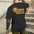 Burgerquad チーズバーガー 食通愛好家チーム ハンバーガー メンズTシャツ バックプリント 彼への贈り物