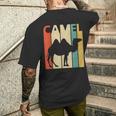 Camel ラクダ 動物 メンズTシャツ バックプリント 彼への贈り物