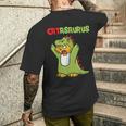 Catasaurus T-Rex Cat Kitten Dinosaur Feline Dino Dragon メンズTシャツ バックプリント 彼への贈り物