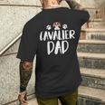 Cavalier Dad Cavalier King Charlespaniel Cane Papà T-shirt da uomo con stampa posteriore Regalos para él