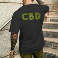 Cbd Bud マリファナ メンズTシャツ バックプリント 彼への贈り物